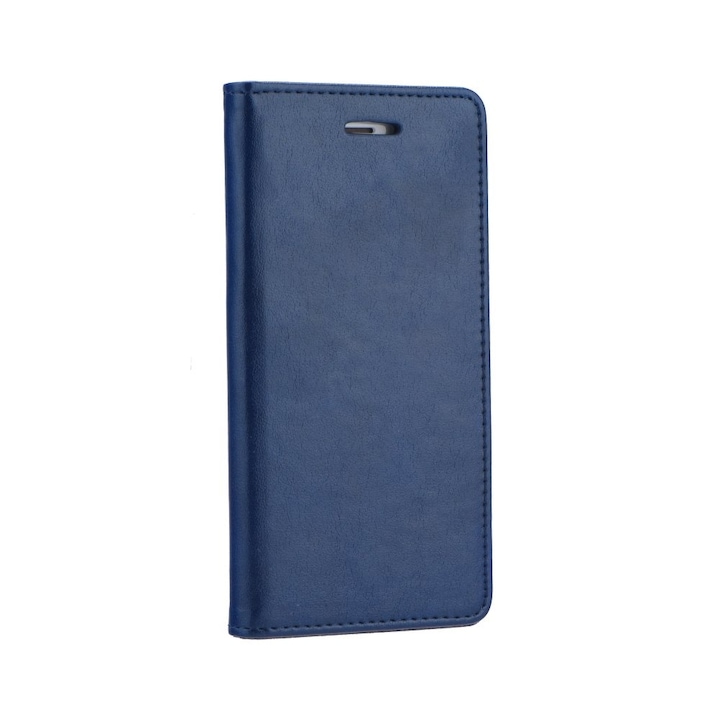 Husa compatibila cu LG G7 ThinQ - Leather Magnet TSS, Bleumarin