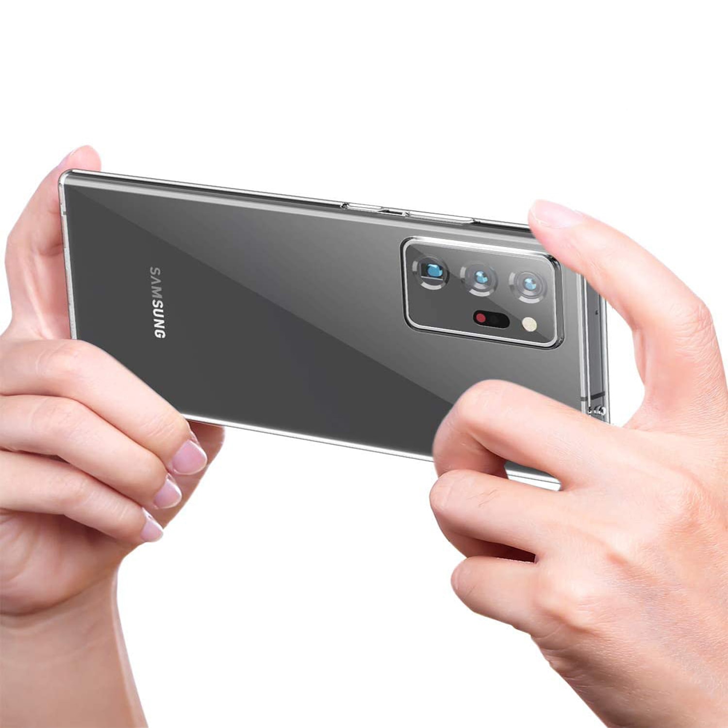 Husa PremiumCell transparenta pentru Samsung Note 20 Ultra, TPU Anti Soc, Ultra Slim