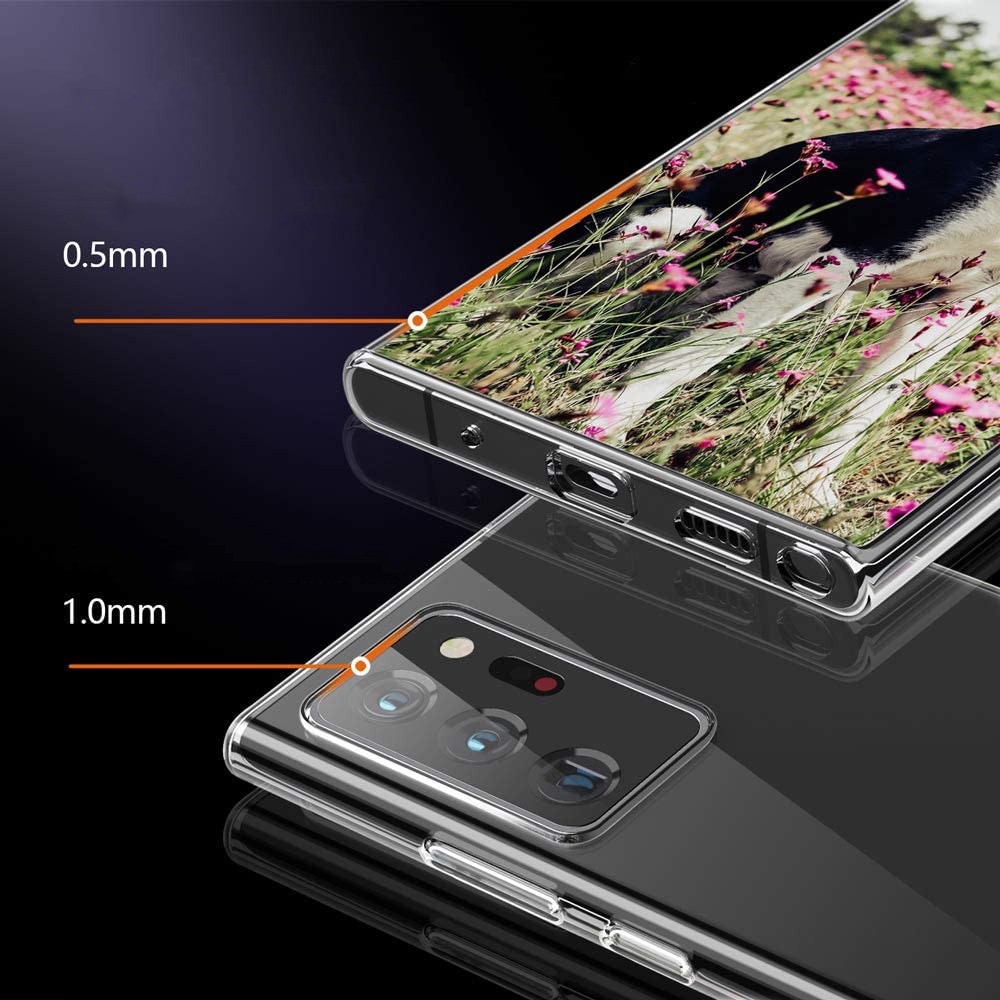 Husa PremiumCell transparenta pentru Samsung Note 20 Ultra, TPU Anti Soc, Ultra Slim