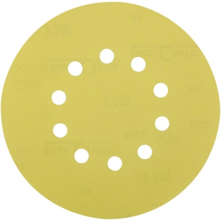 Disc Abraziv Prindere Arici cu 10 Gauri Sita, Diametru 210 mm, Granulatia 120