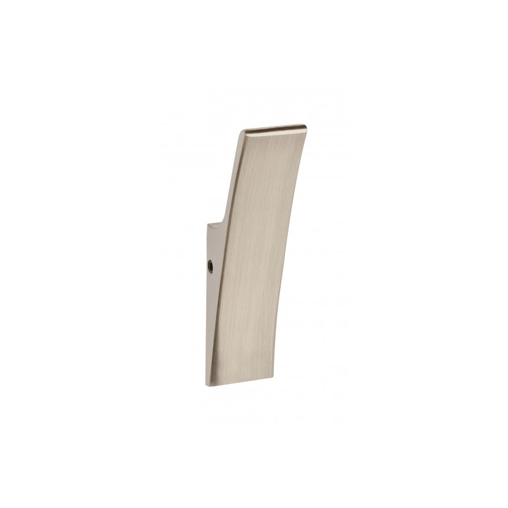 Agatatoare cuier 804, finisaj otel periat, simplu, 72 x 19 mm