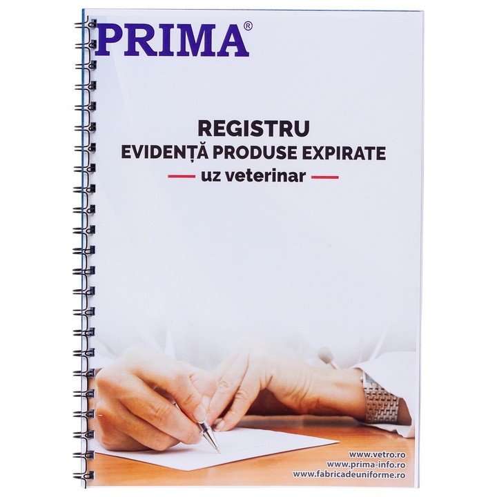 Registru evidenta produse expirate, uz veterinar, A4, 50 file