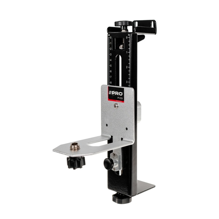 Stativ masurare, PRO, Filet 5/8", Otel,