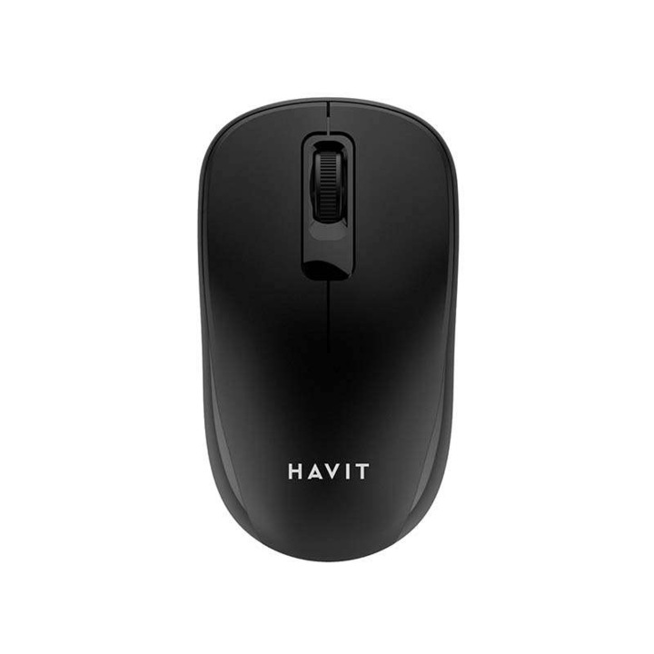 Безжична мишка, Havit, 1200 DPI, черна
