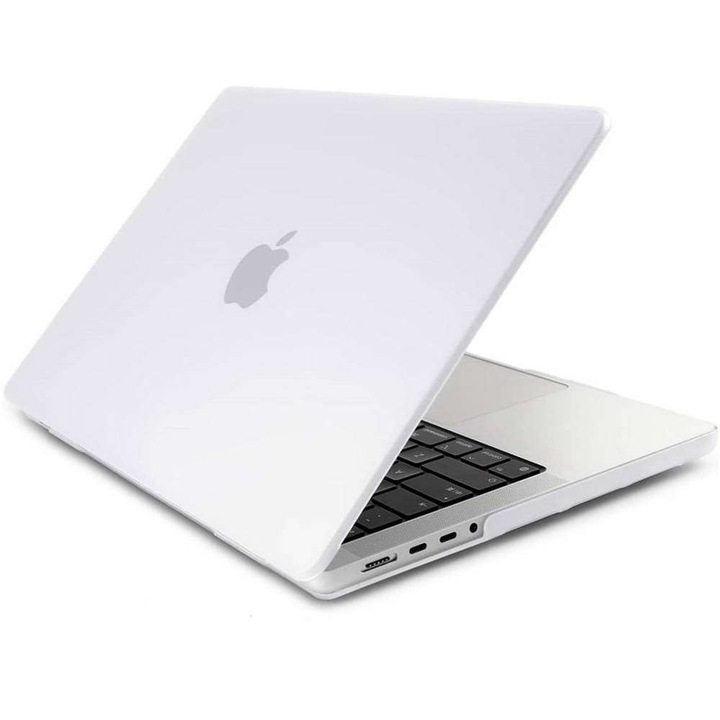 Carcasa rigida laptop, Alogy, Pentru Apple Macbook Pro 16 2021 A2485, Alb mat