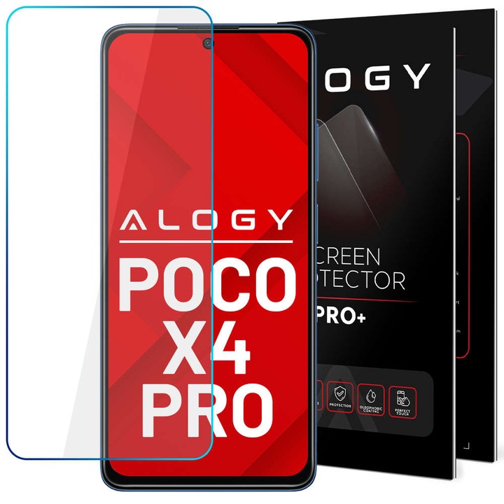 Стъклен протектор от закалено стъкло Alogy 9H за Xiaomi Poco X4 Pro 5G