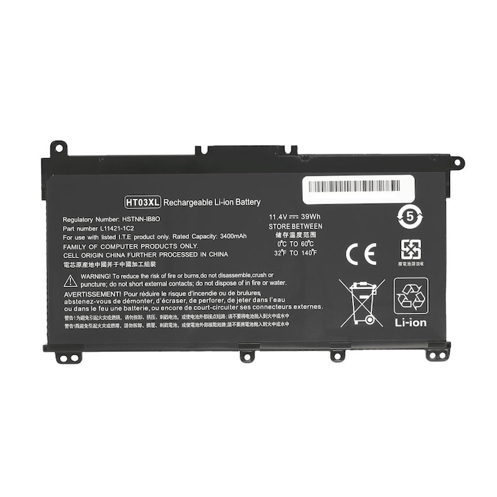Батерия за лаптоп, съвместима с HP Pavilion 14-CE0025TU 14-CE0034TX 15-CS0037T 250 255 G7 HT03XL HSTNN-LB8L