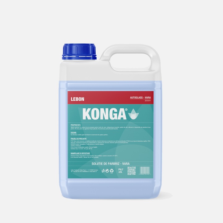 Lichid de spalare parbriz vara gata preparat, parfumat fresh, 5 litri
