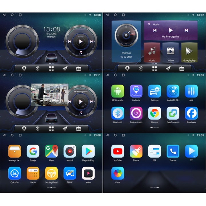 Navigatie VW, SKODA SEAT, 9inch, 8Core, 2GB RAM+32GB ROM, Modul Cartela Sim, Bluetooth, Waze, Youtube, CarPlay