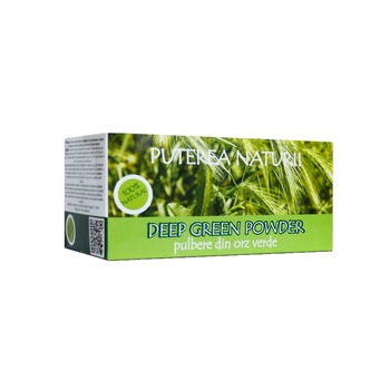 Pulbere din orz verde, Deep Green Puterea Naturii, 150g (30 plicuri * 5g) Pulbere din orz verde, Deep Green Puterea Naturii, 150g (30 plicuri * 5g)