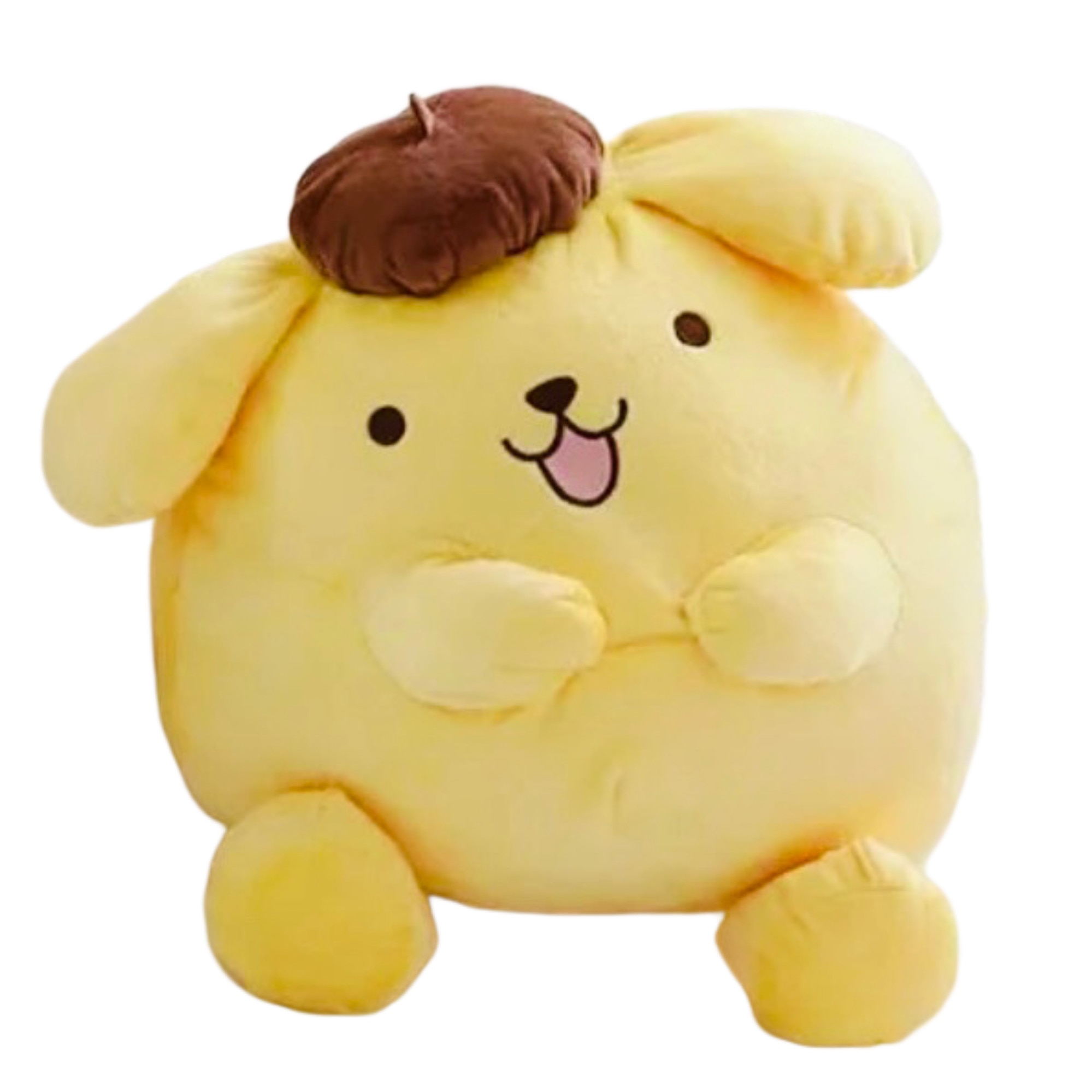 Jucarie de plus Sanrio Hello Kitty, Pompompurin, Squishy Tip Perna