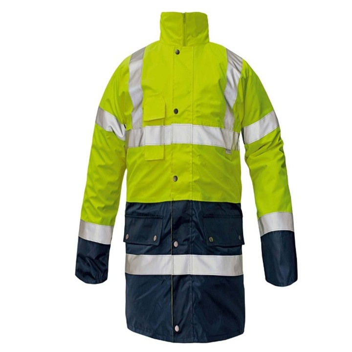 Jacheta 4 in 1 izolata termic galben/albastru BiRoad marimea M