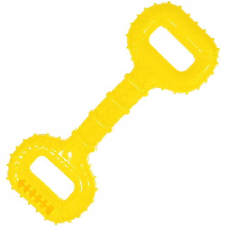 Jucarie Pentru Caini, Wesolypupil, Miscare, M, 28 cm, Cauciuc, Galben