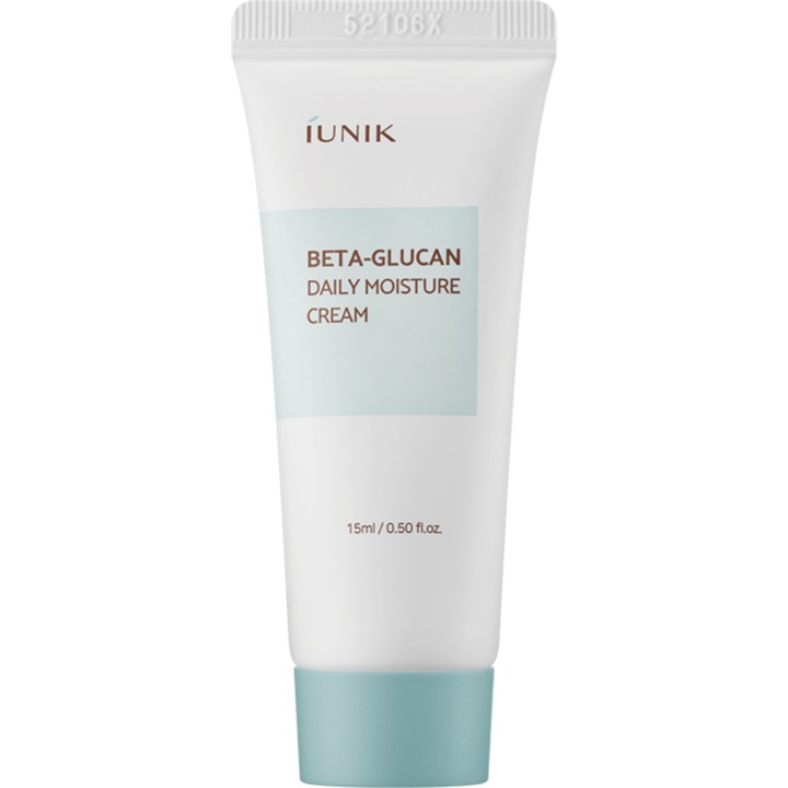 Crema de fata IUNIK Beta Glucan, hidratanta, 15 ml