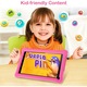 Tableta pentru copii, Sannuo de 7 inch, Android 11, 3-12 ani, 4GB RAM, 64GB ROM, camera dubla, Bluetooth, WiFi, Software pentru copii preinstalat, Roz, include husa de protectie