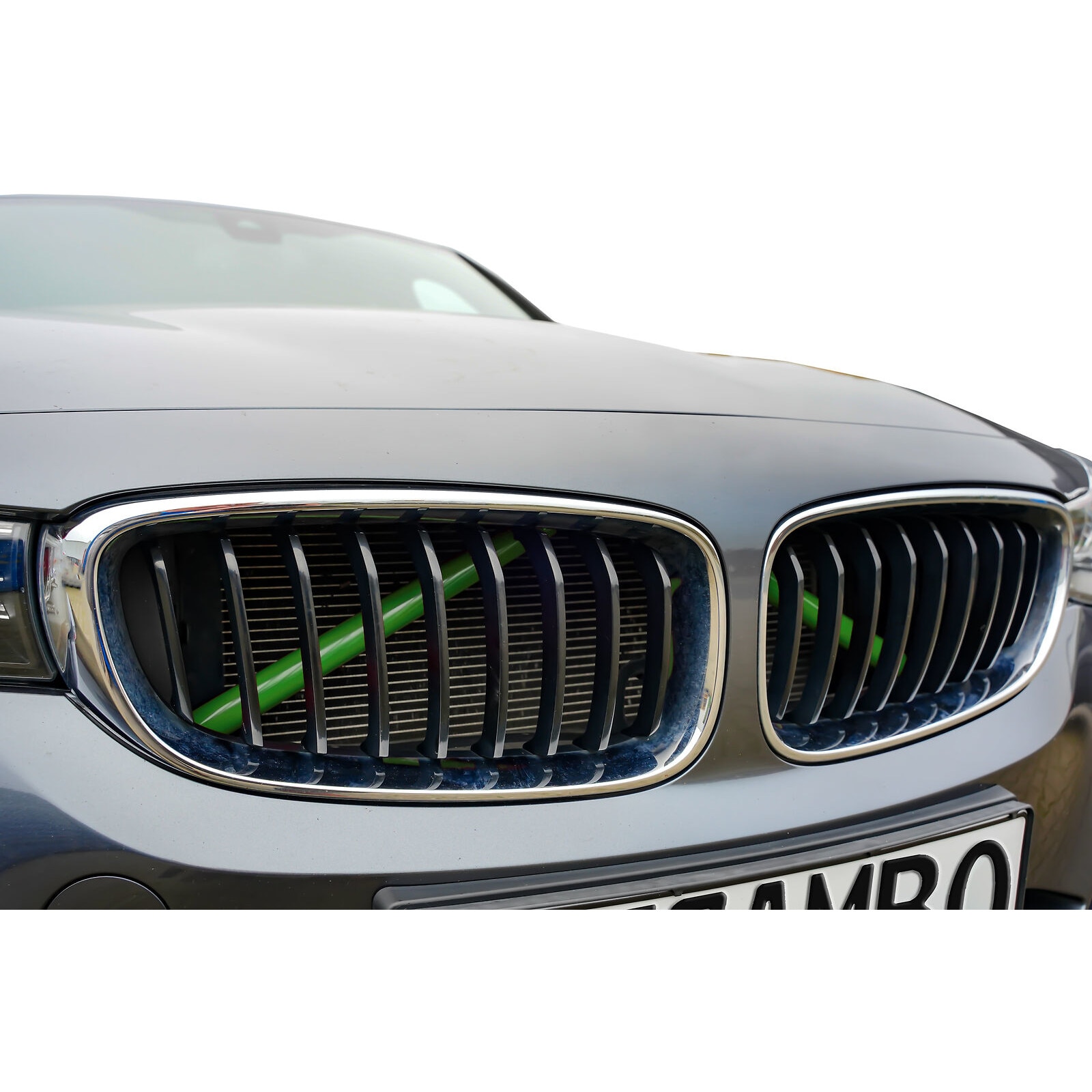 Set de 2 ornamente V-BRACE grile bara fata pentru BMW Seria 3 F30, F31 ...