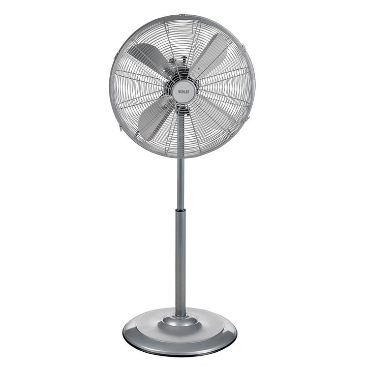 Ventilator, Muhler, Suport, 80 W, Metal, 18'', Argintiu