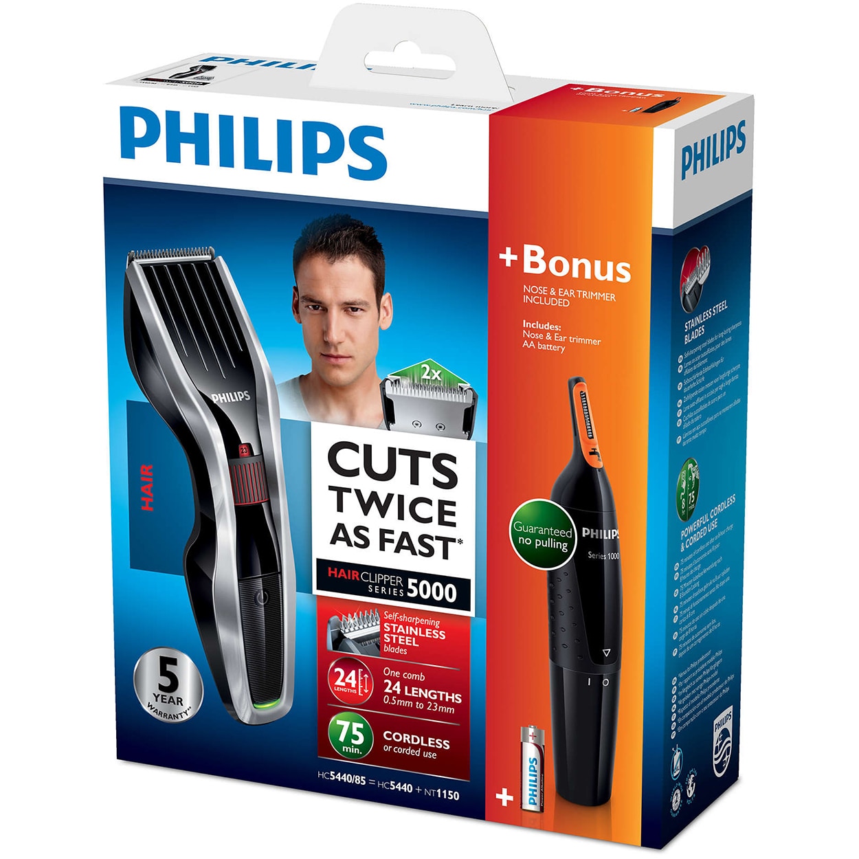 Филипс hc5440. Триммер Philips hc5440. Philips Series 5000 hc5440/15. Philips hair Clipper 5000 Series. Philips fast