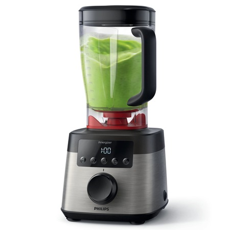 Blender Philips Avance HR3868/00, 2000 W, 45,000 RPM, Vas tritan 2.2 l, 4 Viteze, ProBlend Extreme, Afisaj LED, Dom silentios , Functie impuls, Metalic
