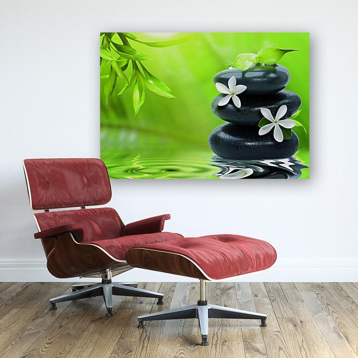 Panou cu tablou ITA ART, Think Green, 100x70cm, Multicolor