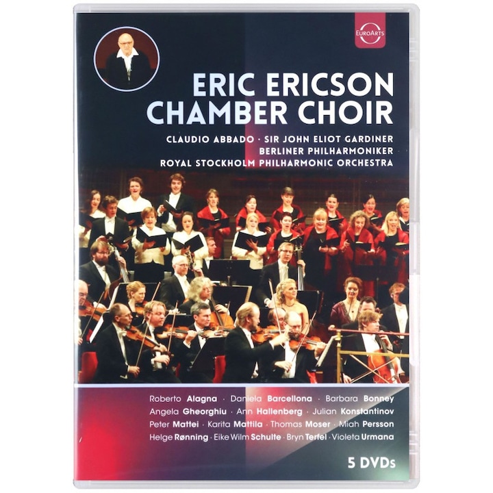 Ericson & Chamber Choir & Abbado & Gardiner & Berliner Philharmoniker & Royal Stockholm Philharmonic Orchestra: Euroarts - Eric Ericson Chamber Choir [5DVD]