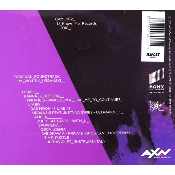 Ultraviolet soundtrack (Wojtek Urbański) [CD] - eMAG.bg