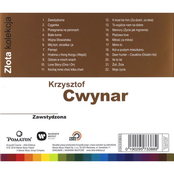 Krzysztof Cwynar: Złota Kolekcja [CD]