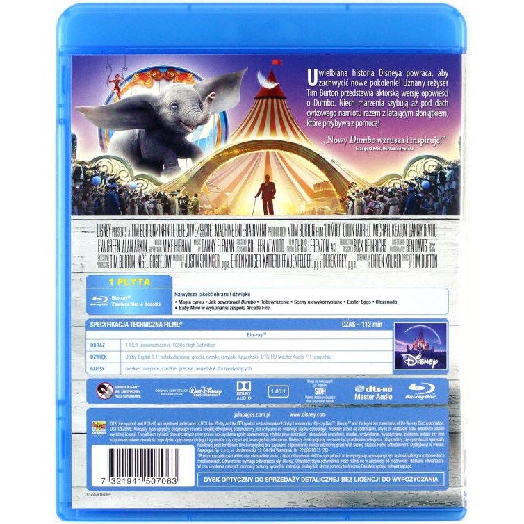 Dumbo [Blu-Ray] - eMAG.ro