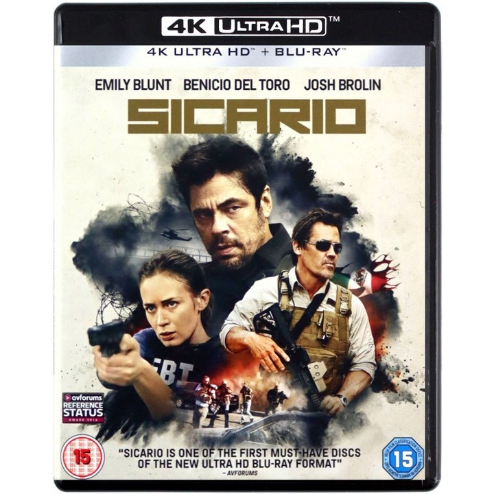 Sicario: Asasinul [Blu-Ray 4K]+[Blu-Ray]