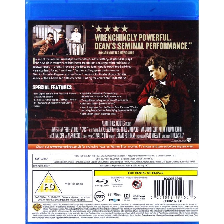 Бунтовник без кауза [Blu-Ray] - eMAG.bg