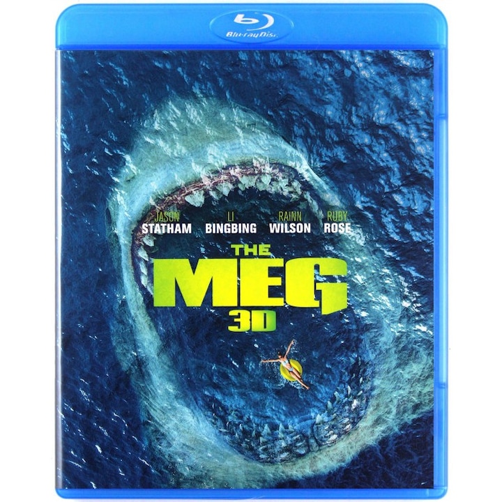 Meg: Az őscápa [Blu-Ray 3D]+[Blu-Ray]