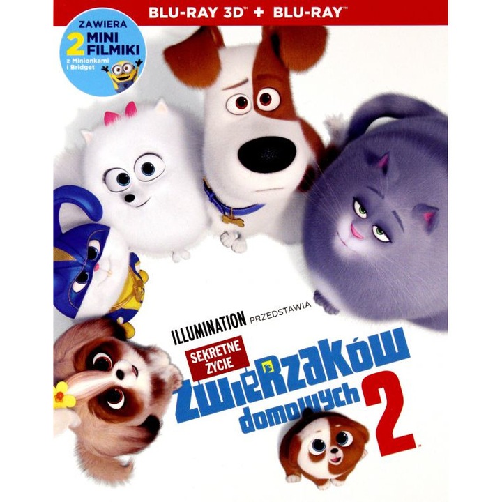 A kis kedvencek titkos élete 2 [Blu-Ray 3D]+[Blu-Ray]