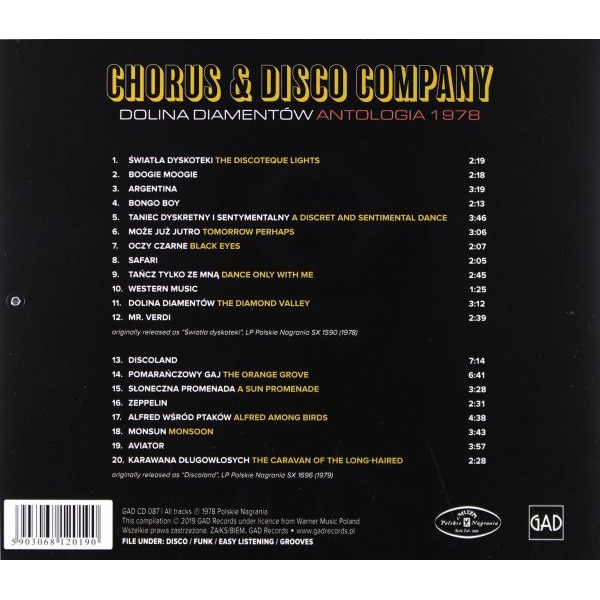Chorus & Disco Company Dolina diamentów. Antologia 1978 [CD] eMAG.bg