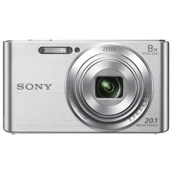 Aparat foto digital Sony Cyber-Shot DSC-W830, 20MP, Silver Aparat foto digital Sony Cyber-Shot DSC-W830, 20MP, Silver