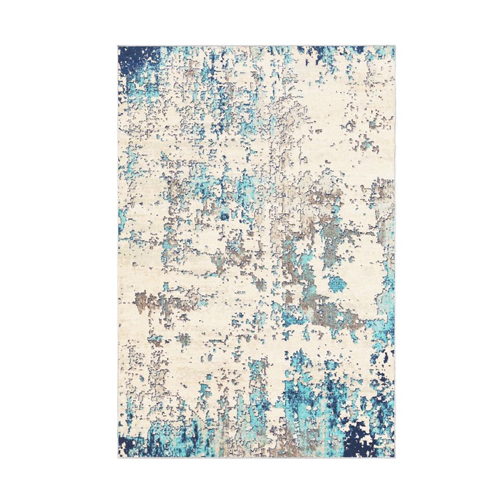 Set Covorase de baie 2 bucati Asi Home KT496 V2, Multicolor, 50 x 60 cm, 60 x 100 cm