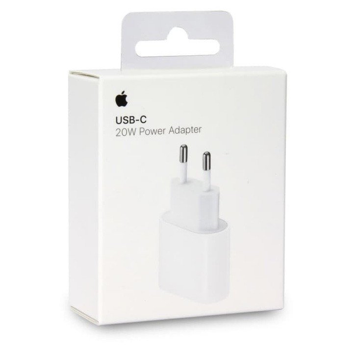 Töltő, BeSmart, Apple iPhone, 20W, USB-C, Fehér