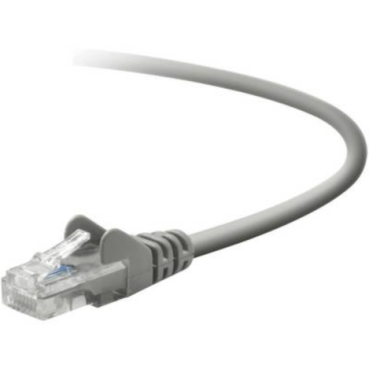 Cablu de conectare la retea, Belkin, RJ45, CAT 5e U/UTP, 30m, Gri