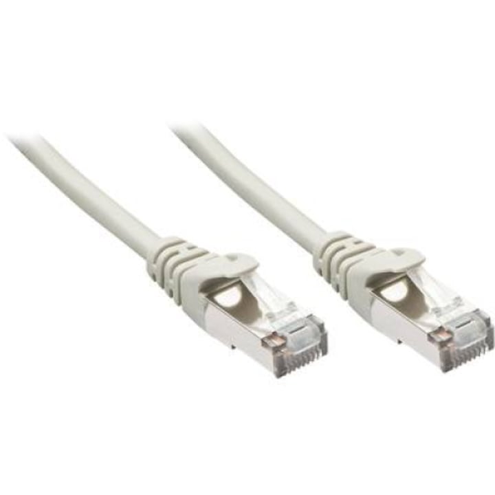 ΠΠ°Π±Π΅Π» Π·Π° ΠΌΡΠ΅ΠΆΠΎΠ²Π° Π²ΡΡΠ·ΠΊΠ°, Lindy, RJ45 CAT 5e F/UTP, 1m, ΡΠΈΠ²
