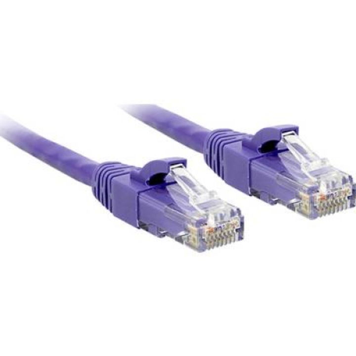 RJ45 Кабел за мрежова връзка CAT 6 U/UTP 3.00 m Viola с протектор LINDY (48124)