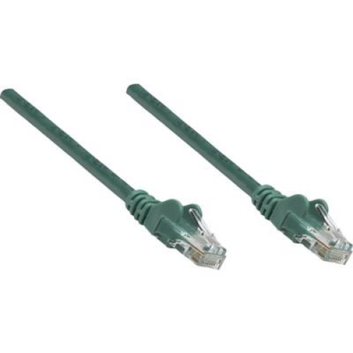 Кабел за мрежова връзка, Interllinet, RJ45 CAT 6 S/FTP, 1,5 м, зелен