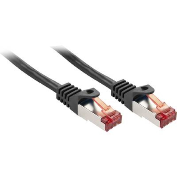 Cablu de conectare la retea, Lindy, RJ45, 30,00 cm, negru
