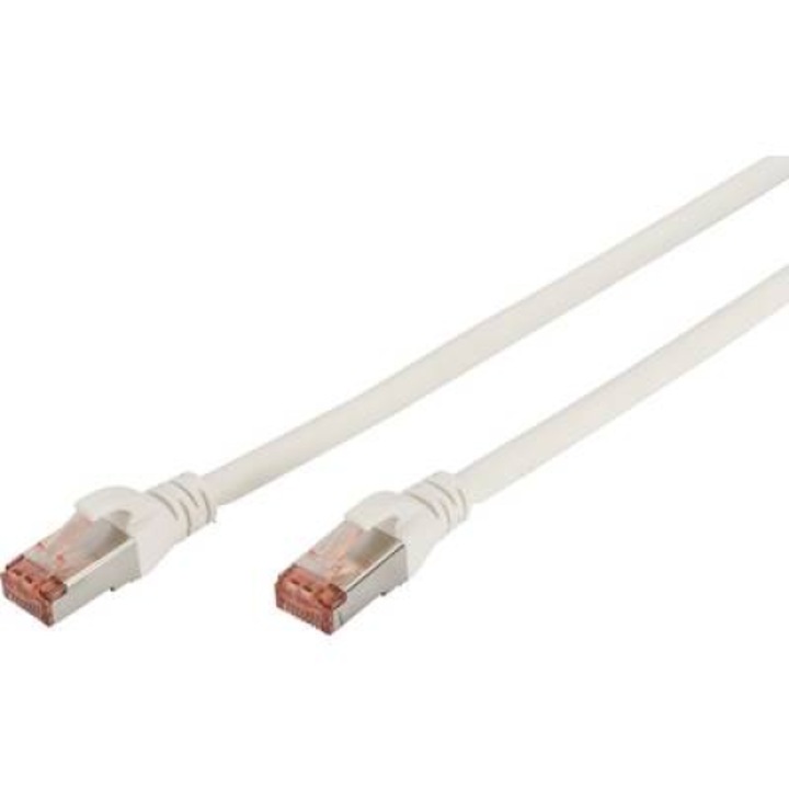 Digitus CAT6 S-FTP Patch Cable 10m White, 150092, Hálózati kábelek