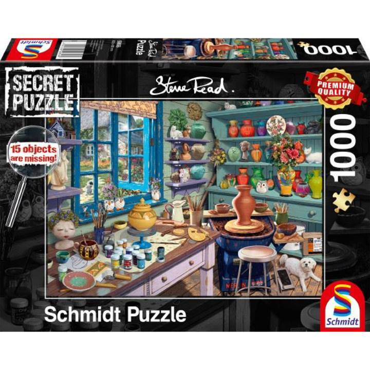 Schmidt 1000 db-os Secret puzzle - Artist studio (59656)