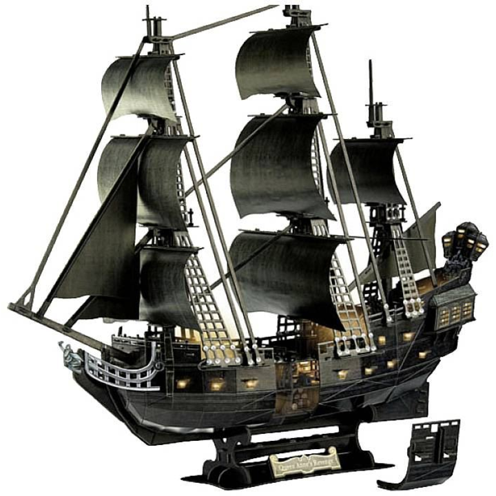 Revell 3D Puzzle Black Pearl LED Edition (00155) (RE00155)