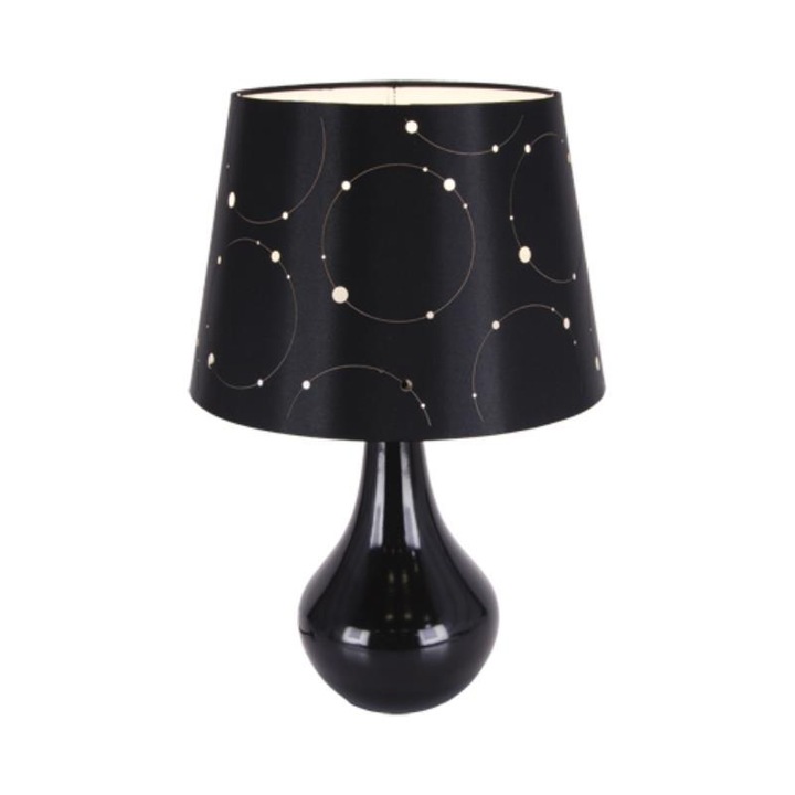 Lampa de masa, Struhm, E14, Negru