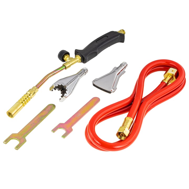 Arzator universal pentru incalzire si ardere cu 3 varfuri, 6 piese