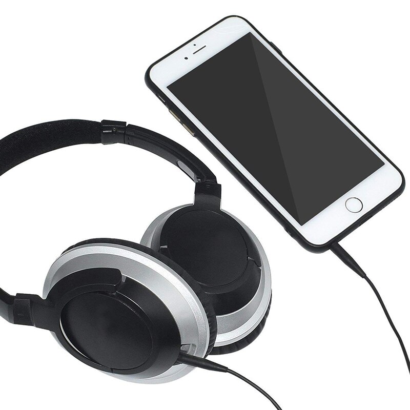 Adaptor Cablu Audio Jack 3.5 mm la mufa Jack 3.5 mm, 1m, Mic si Portabil, Plug and Play, Negru