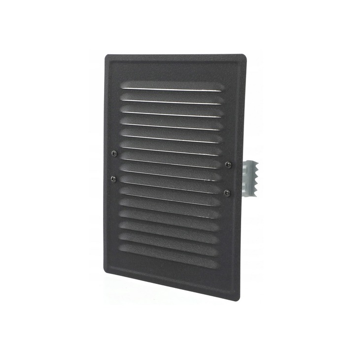 Grila de ventilatie, Metal, Negru