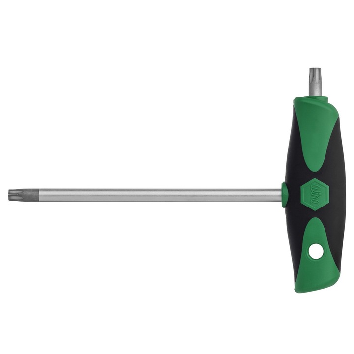 Cheie torx in L cu maner in T Wiha, TX20x100mm
