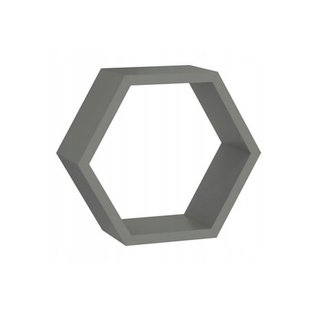 Hexagonal Modular Rafts Raft Hexagonal FHS 30x26x11.5 cm Arly MDF Gri - eMAG.ro